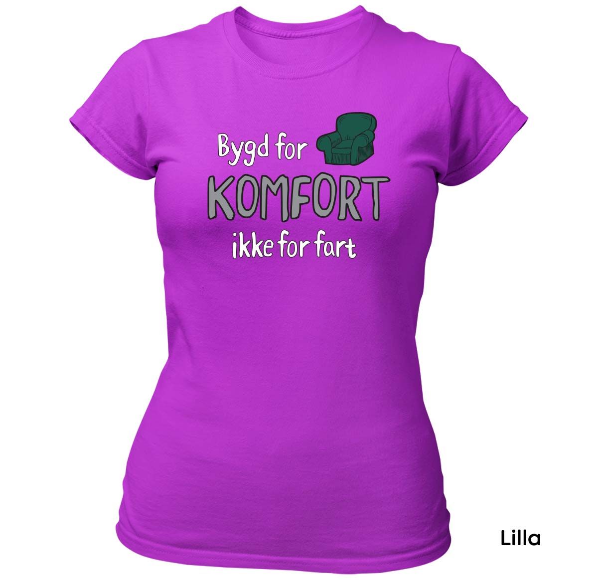 Bygd for komfort  T-skjorte DAME