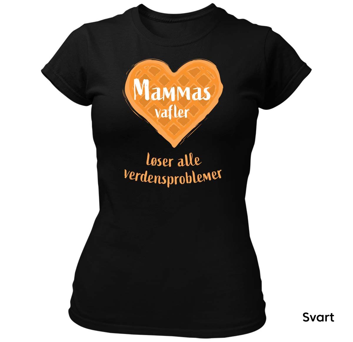Mammas Vafler T-skjorte Dame