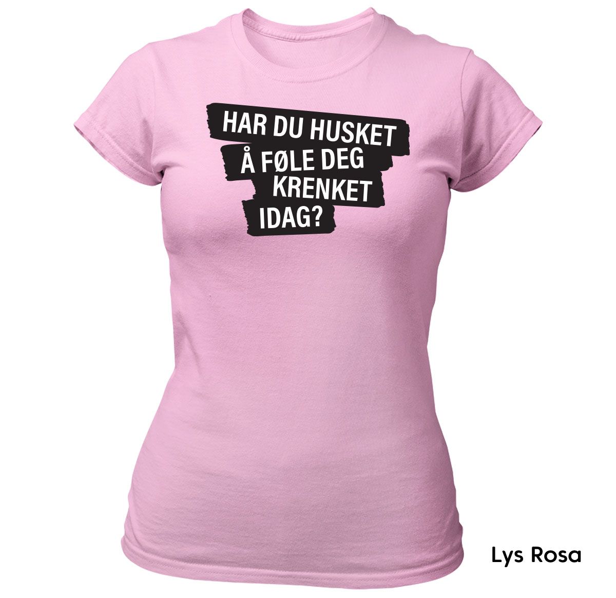 Krenket T-skjorte DAME