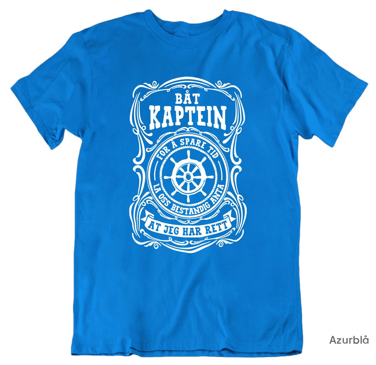 Båt Kaptein T-skjorte