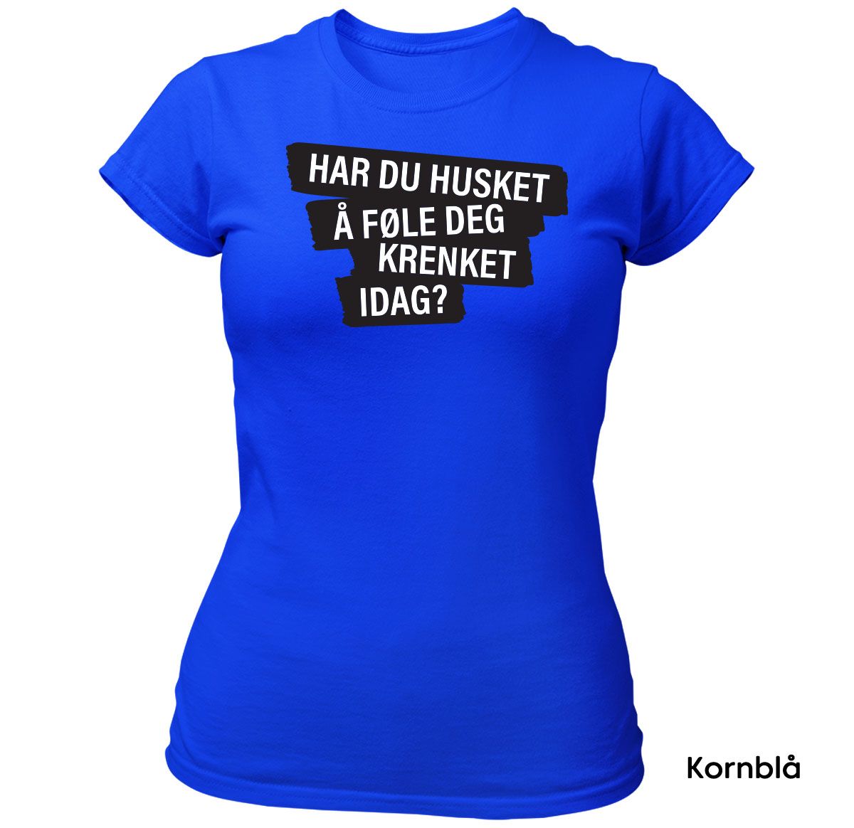 Krenket T-skjorte DAME