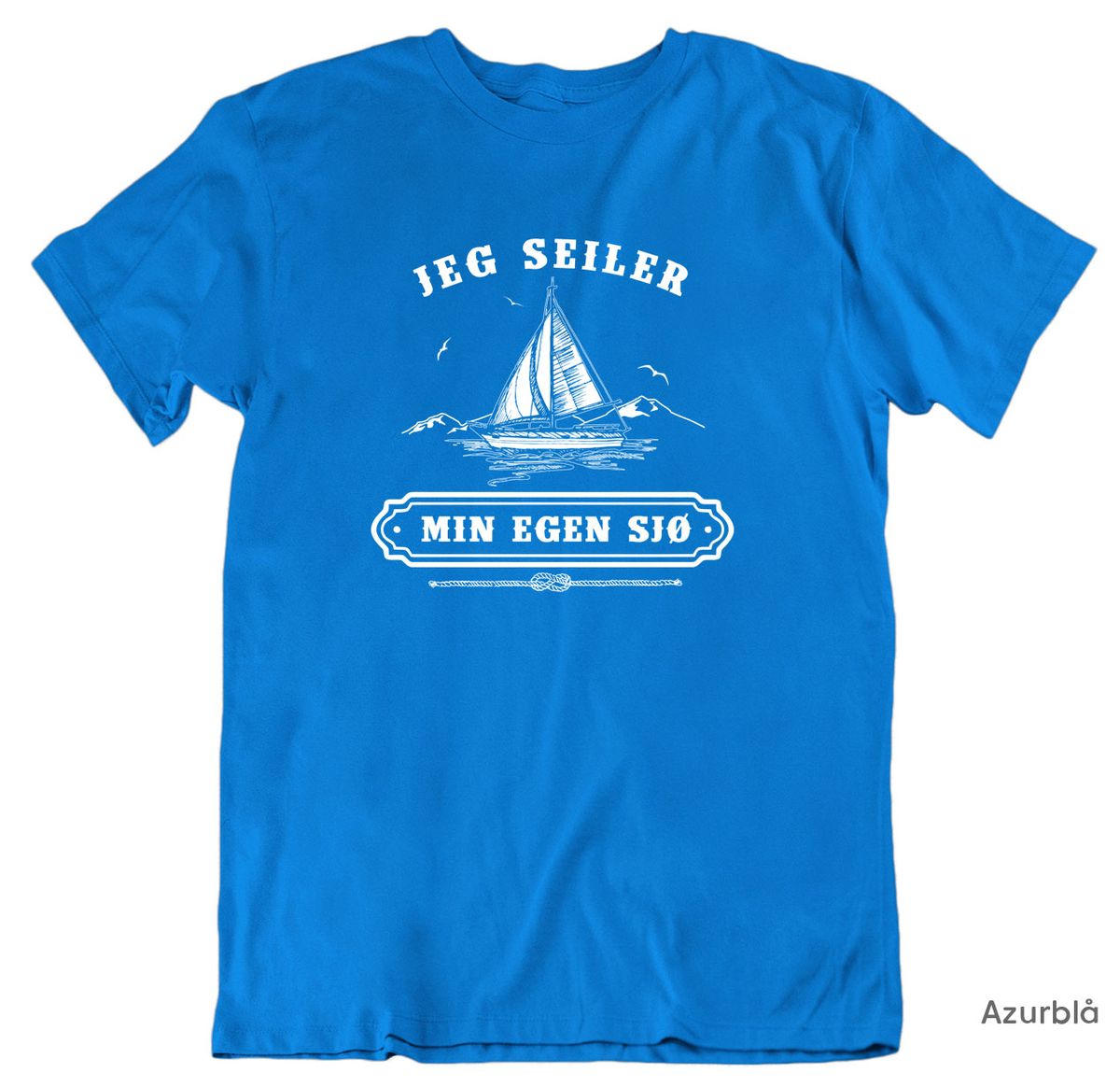 Seiler min egen sjø T-skjorte