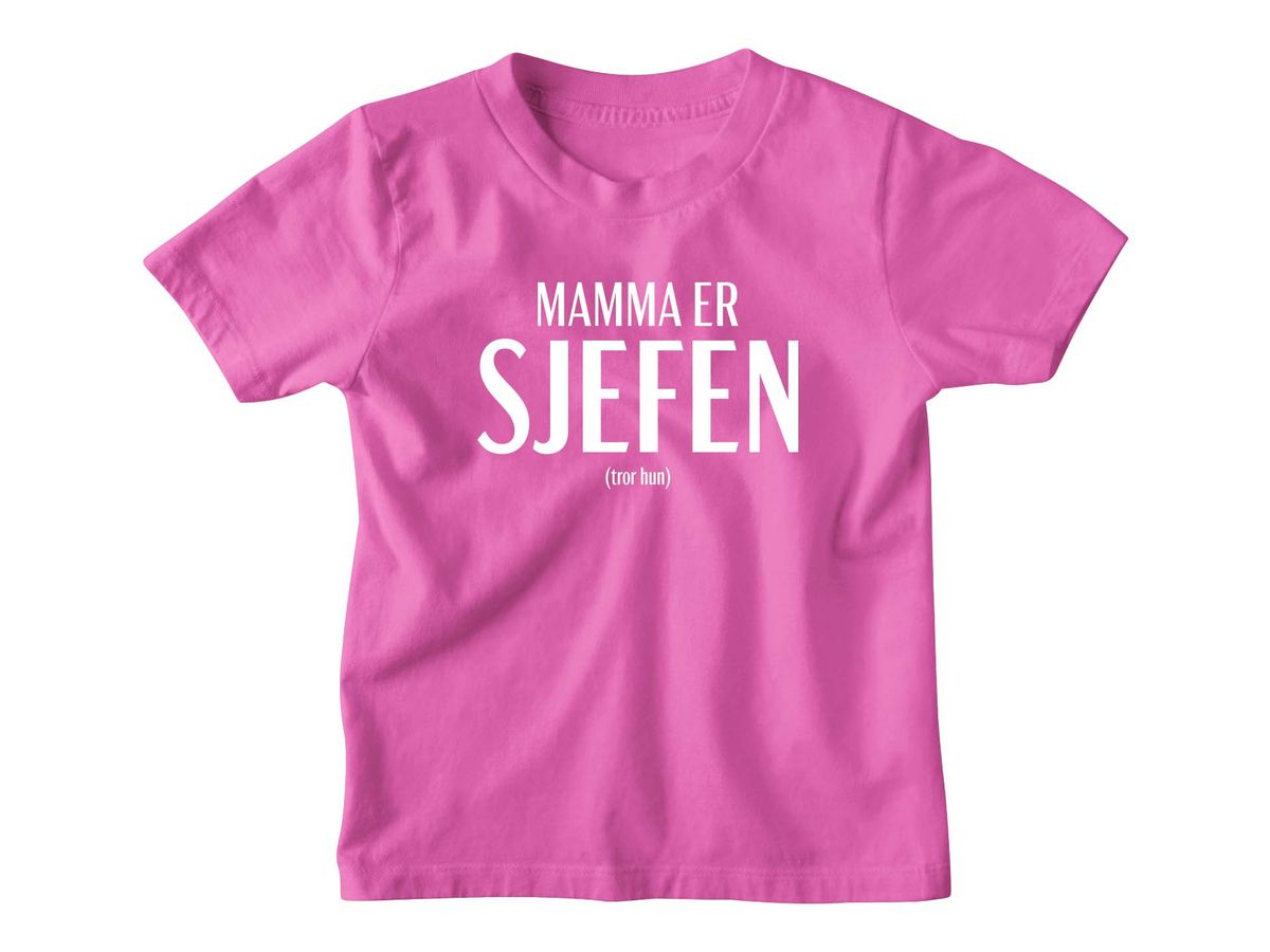 Mamma er Sjefen T-skjorte Barn