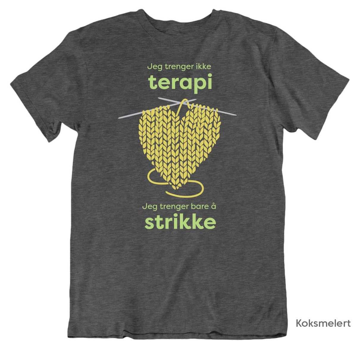 Terapi strikke T-skjorte UNISEX