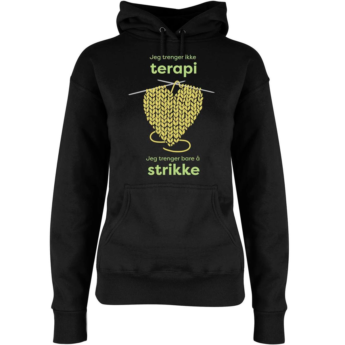 Terapi Strikke Hettegenser DAME