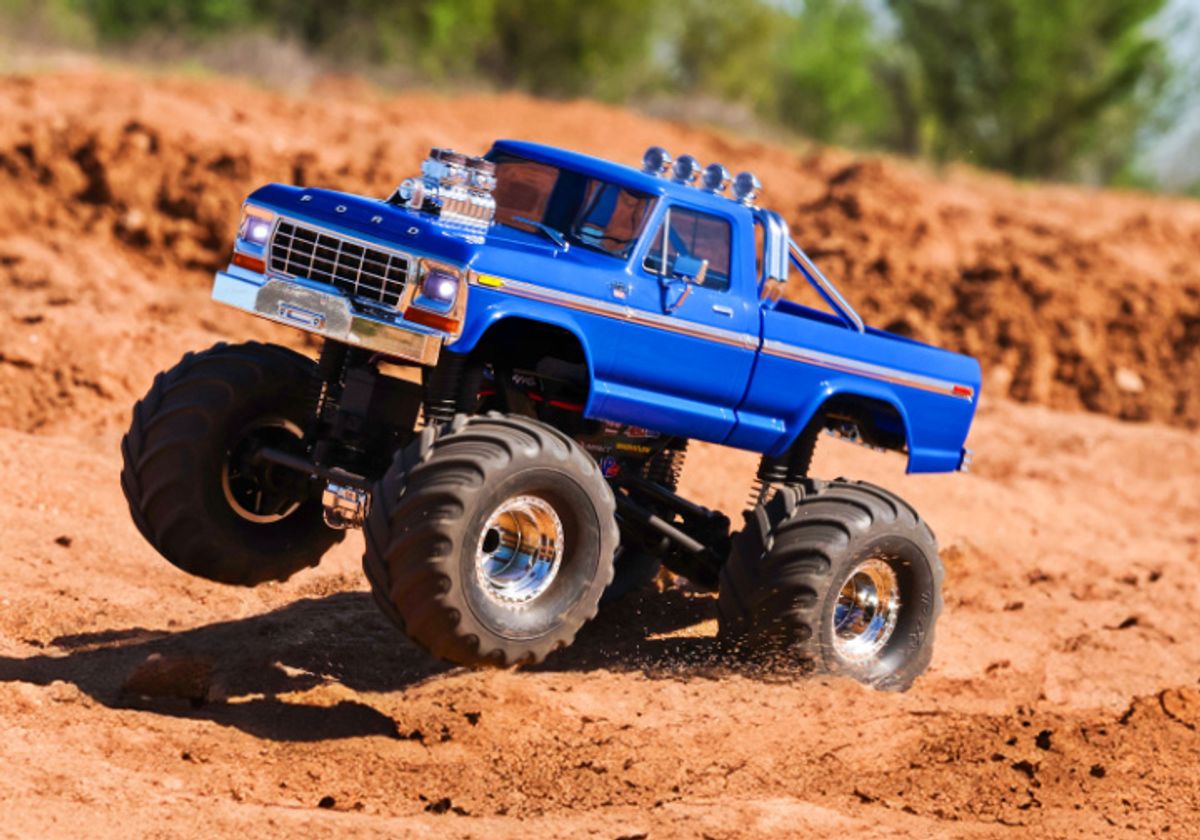 TRX-4MT 1/18 Ford F-150 Monster Truck BLÅ