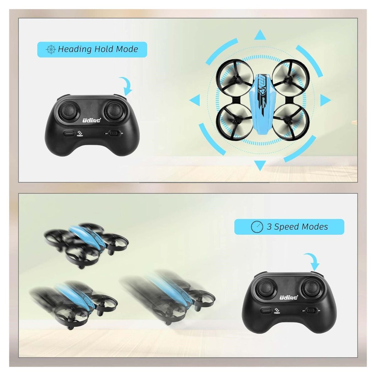 UDI Firefly Mini Drone RTF - Blue