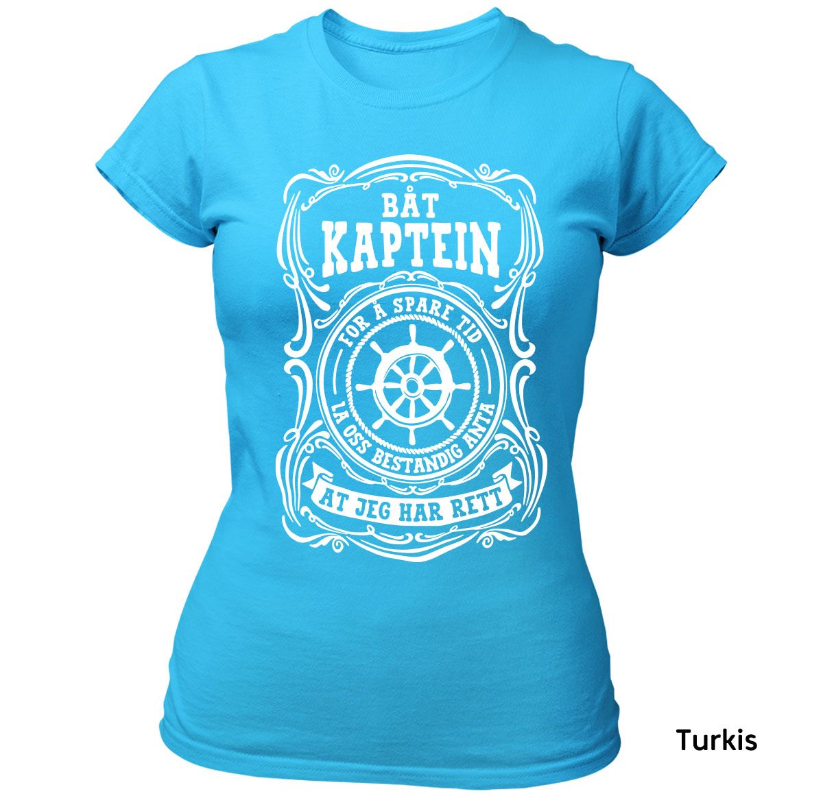 Båt Kaptein T-skjorte Dame