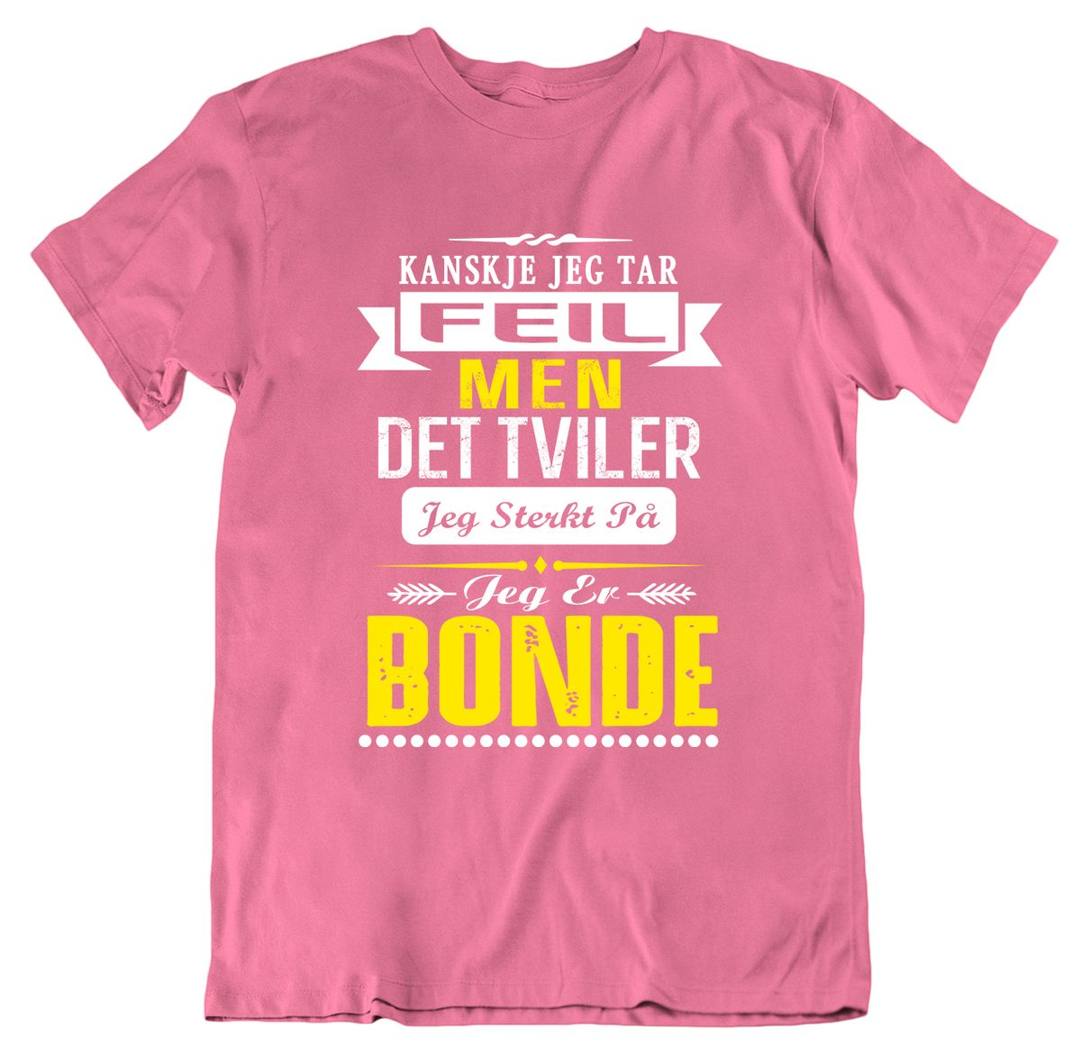 Tar feil - Bonde T-skjorte