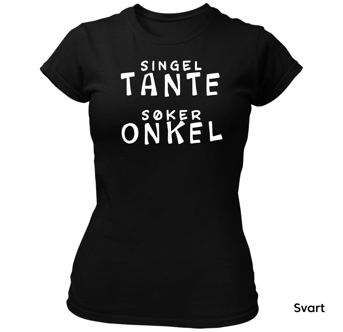 Singel tante T-skjorte Dame