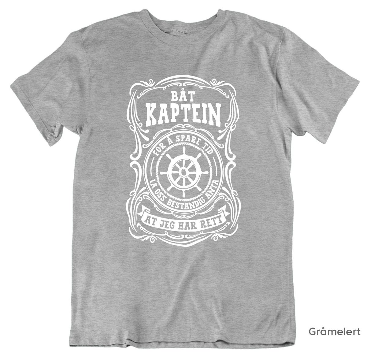 Båt Kaptein T-skjorte