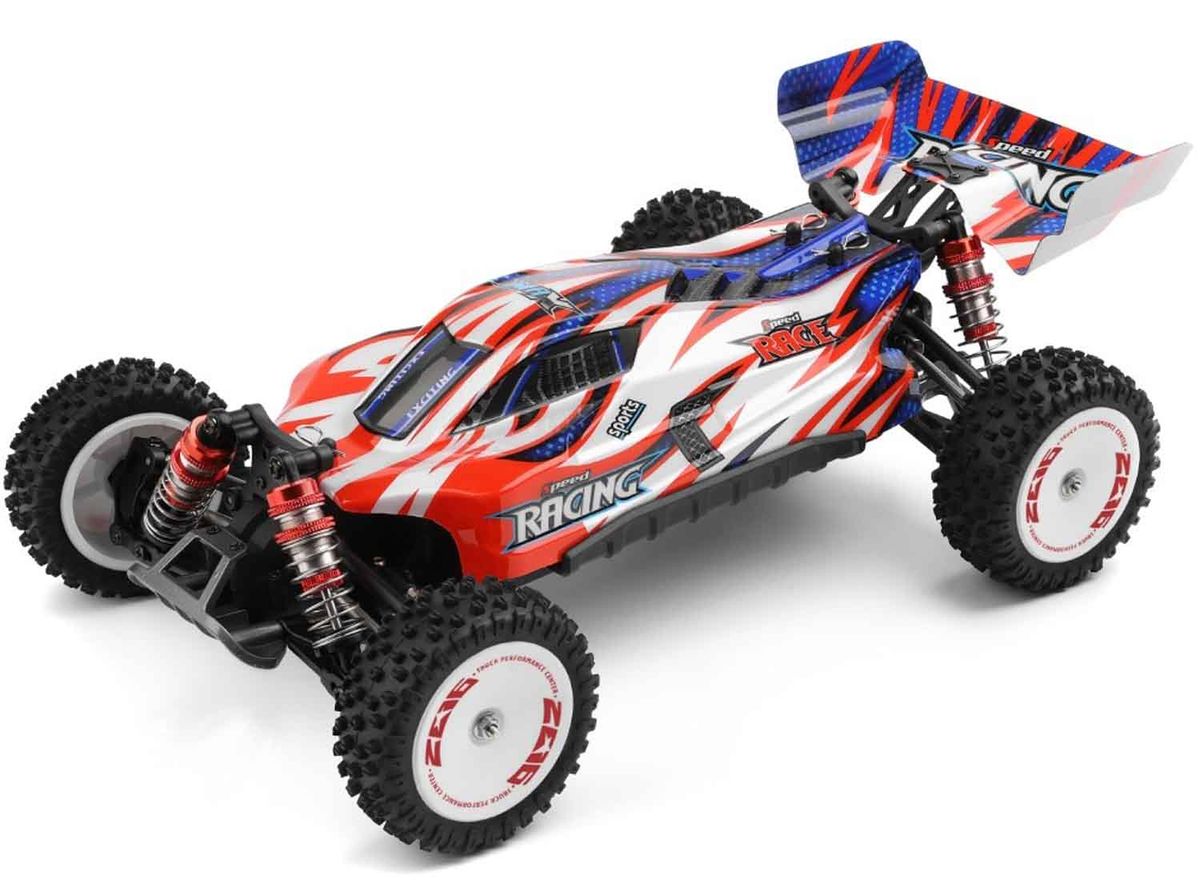 WLToys WL124008 Buggy MAX 1/12 4WD BØRSTELØS RC bil komplett RTR