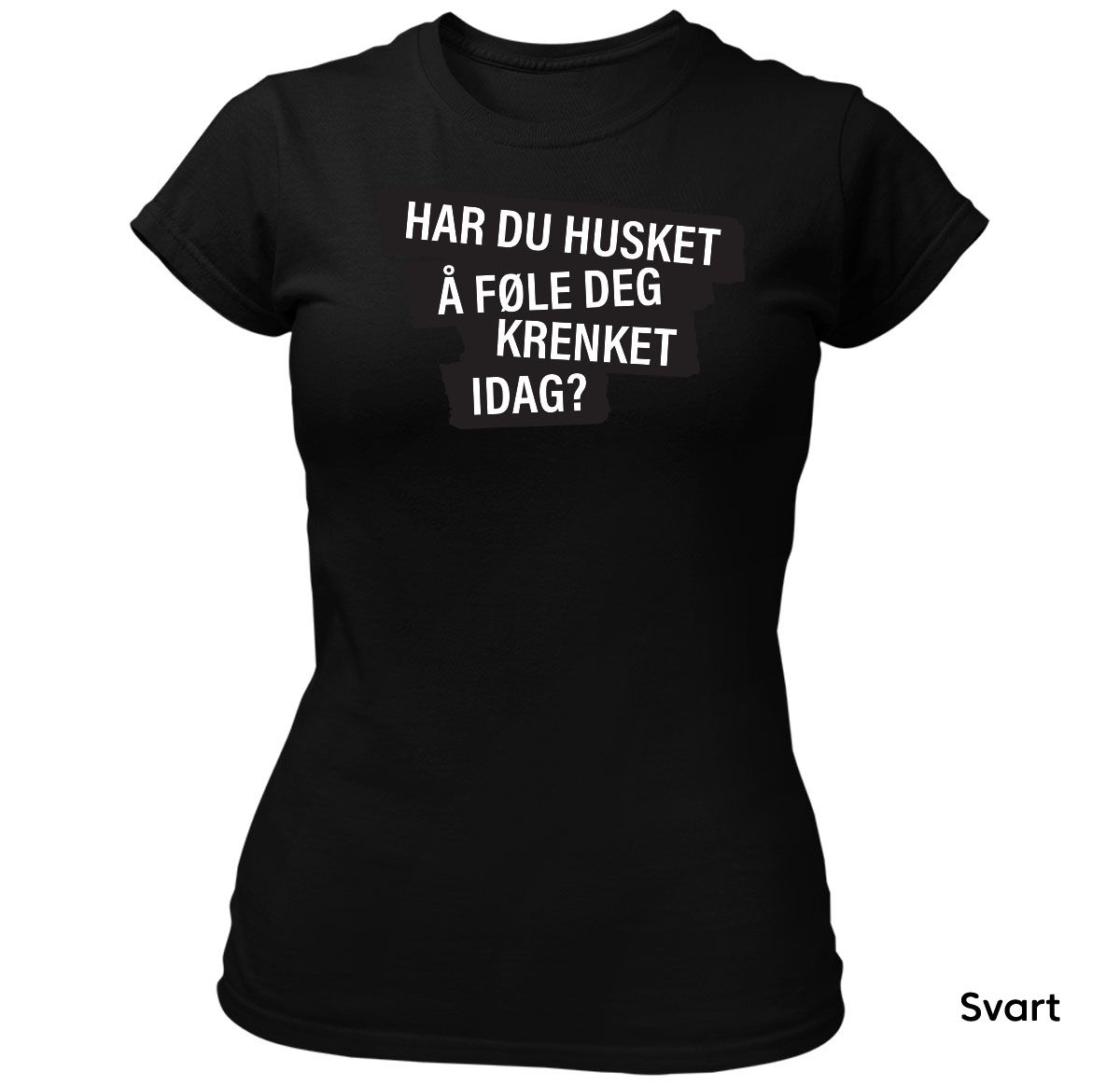 Krenket T-skjorte DAME
