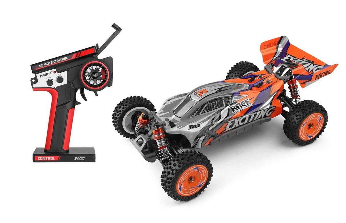 WLToys 124010 Buggy 1/12 4WD Exciting Orange RC bil komplett RTR