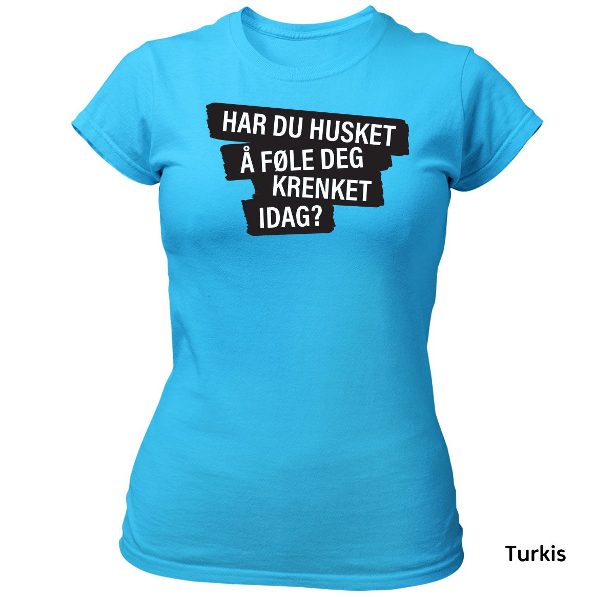 Krenket T-skjorte DAME