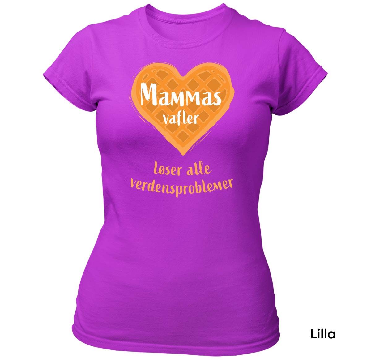 Mammas Vafler T-skjorte Dame